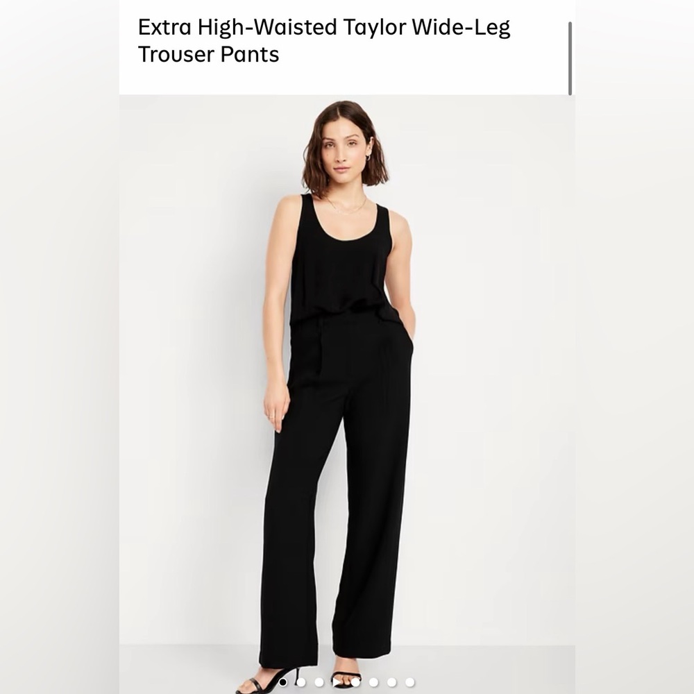Old Navy Extra High-Waisted Taylor Wide-Leg Trouser Pants